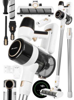 Aspirator vertical fara fir Turbocyclone PRO1000, 30 KPA, capacitate 600 ml, iluminare LED, set accesorii, MalTec 113250 foto
