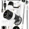 Aspirator vertical fara fir Turbocyclone PRO1000, 30 KPA, capacitate 600 ml, iluminare LED, set accesorii, MalTec 113250