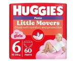 Scutece-chilotel Huggies Jumbo pack 6, Girl, 15-25 kg, 60 buc