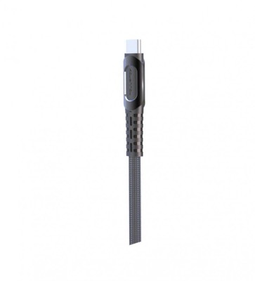 Cablu incarcare telefon USB Type C 5A Konfulon DC30 negru foto