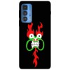 Husa compatibila cu Motorola Moto G71 5G model Angry Aku Samurai Jack, Silicon, TPU, Viceversa, Transparent, Carcasa