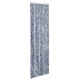 Cumpara ieftin Perdea pentru insecte, albatru si alb, 56x200 cm, Chenille