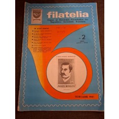 Revista Filatelia Nr.2 Anul XXX Februarie 1981 - Asociația Filateliștilor din Republica Socialistă Rom&acirc;nia