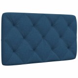 VidaXL Pernă pentru tăblie de pat, albastru, 80 cm, material textil