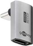 Adaptor USB-C mama - USB-C tata vertical 90 Thunderbolt3/4 Goobay 74442