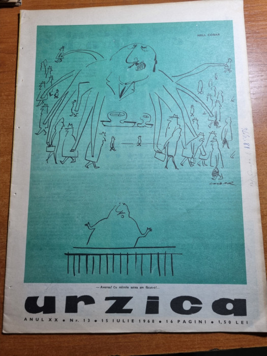 Revista umoristica urzica - 15 iulie 1968