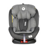 Scaun auto Lynx isofix 0-36 kg rotativ 360 grade Black Grey, Lorelli