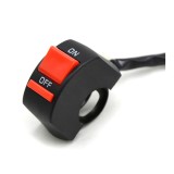 Intrerupator Auto ON/OFF Universal, Prindere pe Teava, 12V, Scuter, ATV, Quad, Motocicleta