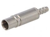 Pin mamă Han-Modular&reg; cu clapetă de reţinere alamă 10bar