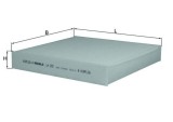 Filtru habitaclu MAHLE LA293