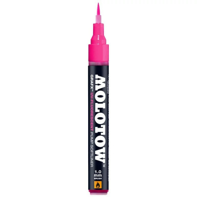 Marker Molotow UV-Fluorescent Pump Softliner 1 mm pink UV foto