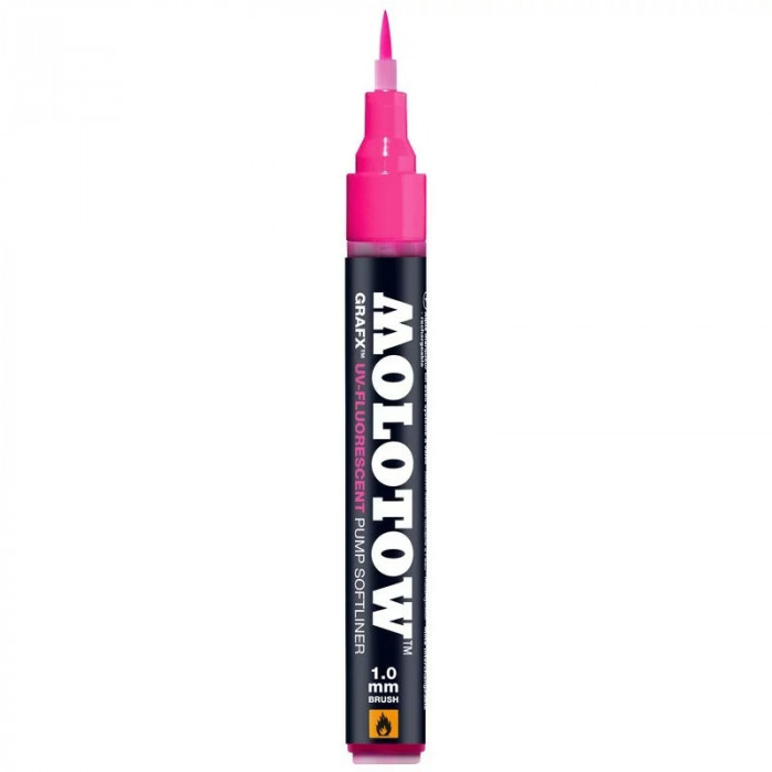 Marker Molotow UV-Fluorescent Pump Softliner 1 mm pink UV