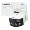Resigilat: Camera Supraveghere Video PNI IP590, Wireless, IP, Dual Lens 2x2MP, 180&deg;, IR, Slot SD, Aplicatie ICSee