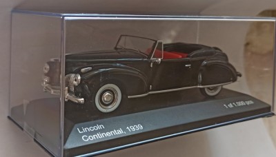 Macheta Lincoln Continental 1939 - Whitebox 1/43 foto