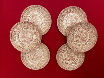 6 FARFURII DIN PORTELAN ENGLISH IRONSTONE D14CM foto