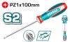 TOTAL - SURUBELNITA STEA PZ1 - 5.0MM - 100MM - S2 (INDUSTRIAL) PowerTool TopQuality