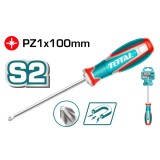 TOTAL - SURUBELNITA STEA PZ1 - 5.0MM - 100MM - S2 (INDUSTRIAL) PowerTool TopQuality