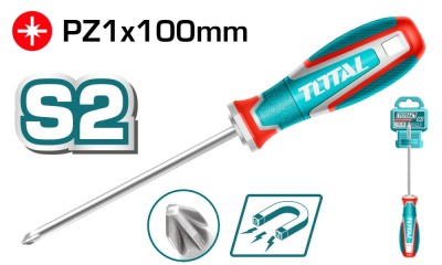 TOTAL - SURUBELNITA STEA PZ1 - 5.0MM - 100MM - S2 (INDUSTRIAL) PowerTool TopQuality foto