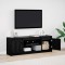 vidaXL Cabinet TV Negru 139.5 x 34 x 50 cm Lemn compozit 869241