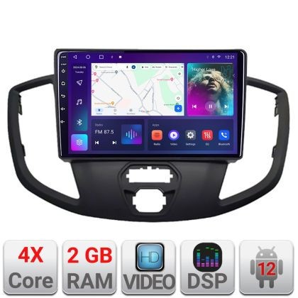 Navigatie Ford Transit V363 2015-2021 Android radio gps internet 2+32 Kit-custom+EDT-E209V2 CarStore Technology