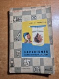 experiente pentru chimistii amatori - din anii &#039;60