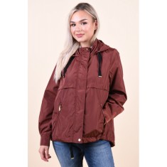 Geaca Toamna Vero Moda Claire Short Visiniu foto