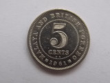 5 CENTS 1961-K N MALAYA AND BRITISH BORNEO, Asia