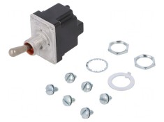 Comutator Basculant DPDT ON-ON 6A 230VAC 20A 28VDC
