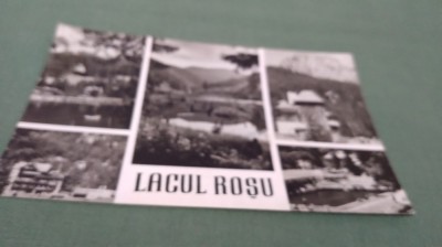 CARTE POSTALA LACUL ROSU CIRCULATA foto