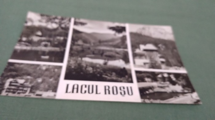 CARTE POSTALA LACUL ROSU CIRCULATA
