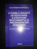 Ionel Badara-Braileanu - O posibila varianta de redefinire a strategiei...