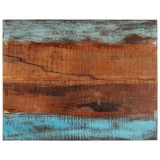 Blat masa dreptunghiular vidaXL 70x90 cm, lemn masiv reciclat, 25-27mm, multicolor