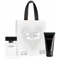 Narciso Rodriguez For Her Pure Musc Set cadou pentru femei EDP ​​​​100 ml + EDP 10 ml + 50 ml loțiune de corp
