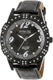 Cumpara ieftin Ceas Dama Q&amp;Q by Citizen Attractive DA47J505Y, Analog, Curea Piele, Rezistent Apa 5ATM, Diametru 42mm