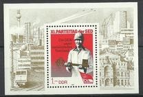 Germania DDR 1986 - SED bloc neuzat,perfecta stare(z)