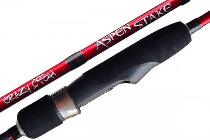 Lanseta spinning Crazy Fish Aspen Stake AS732HT (20-80g 220cm 73&quot;126g)