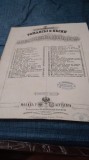 PARTITURA VECHE -IMPERIUL TARIST -1867 -ROMANTA -