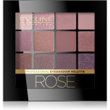 Eveline Cosmetics All in One paletă cu farduri de ochi culoare Rose 12 g