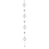 Ornamente Suspendabile, Model Fulgi, Lemn, 90 cm, cu Clopotel, Oem