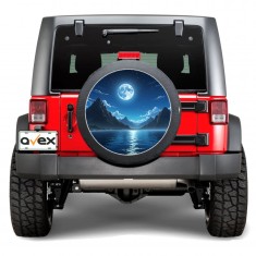 Sticker Auto &quot;Roata de Rezerva&quot; rezistenta la intemperii si raze UV, diametru 55 cm, Cod: AVX-RR14