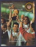 Coliță filatelică Sport / Fotbal - S&atilde;o Tom&eacute; și Pr&iacute;ncipe (Germania Campioană Italia '90 / Spre USA '94) - A991