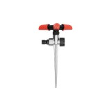Aspersor Rotativ 360&deg; Yato YT-8987, 3 Brate, Raza 14m, Conector Rapid, Irigare Gradina