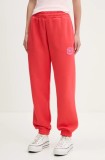 Rip Curl pantaloni de trening culoarea rosu, cu imprimeu, 045WPA