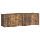 vidaXL Oglindă TV montată pe perete Stejar fumuriu 98 x 31 x 30 cm 898560
