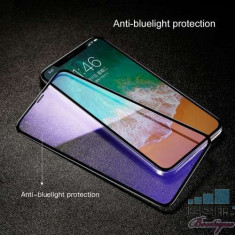Geam Protectie Display iPhone XS Acoperire Completa 4D Negru foto