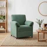 vidaXL Sofa cu un loc Verde Mării 88 x 83 x 95 cm Catifea 42033936