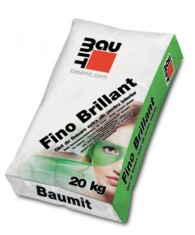 Glet de ciment alb pentru interior Baumit FinoBrillant 20KG foto