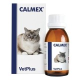 Vetplus Calmex Cat, Supliment Lichid Calmant pentru Pisici, Reduce Anxietatea, Actiune Rapida, 60 ml