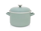 Metalac Oala 6.75 L cu capac Standard Wave Verde Metalacemail/24 cm/6.75 L/verde pastel
