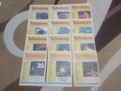 12 NUMERE REVISTA TEHNIUM &amp;#039;87 foto